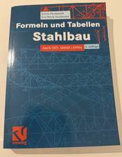Fachbuch Formeln und Tabellen Stahlbau nach DIN 18800, 3. Auflage, Vieweg Verlag