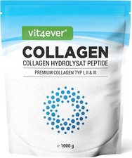 Collagen Pulver 1000g - 100% Rinder Kollagen Hydrolysat - Neutral