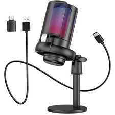 Gaming USB Mikrofon PC RGB