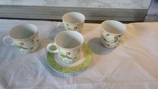 Kaffeetassen, Flirt, 4 Tassen, 1 Untertasse 