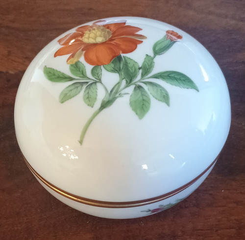 Meissen porzellan dose mit - meissen,