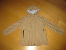 Regenjacke Regenmantel ZARA Outerwear beige Gr. S Baumwollfutter