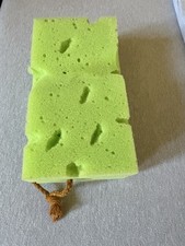 Badewannen Dusch Schwamm Grün 16x8 cm