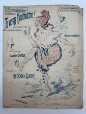 Partitur Plakat 1922. Du wirst