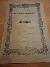 Urkunde Kgl. B. Notariat
