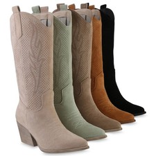 Damen Cowboystiefel Stiefel