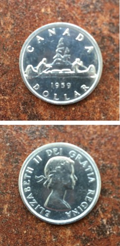 Kanada silberdollar 1959 - kanada,