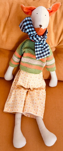 Puppe fuchs tilda style shabby - fuchs, tilda-style