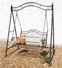 Hollywoodschaukel Metall Antik