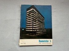 Alte Baumeister Zeitschrift für Architektur Nr. 5 / 1964 Verlag Callwey BDA 