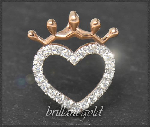 Diamant herz anhänger 40ct - herz,