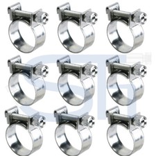 10x edelstahl schlauchschellen - 10x,