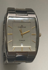 Dugena Titanium - top Design  - Quartz Herren  -  Batterie neu   - Werk  läuft