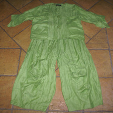 XADOO Designer 2 Teiler h'grün Einheitsgröße Leinenmix Gr. 2 / XL- 3XL 44-48 NEU