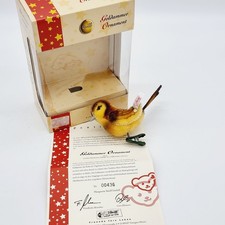 Steiff 037689 Goldammer Ornament Vogel 8 cm limitiert 5000 Jahr 2004