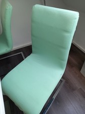 Stuhlhussen Hochlehner 4-er SET Mint/hellgrün Jersey TOP!