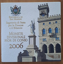 Blisterverpackung San Mariono 2006 "leer"