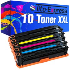 10 Toner XXL PlatinumSerie für HP Laserjet Pro CE320A-323A CM1418FNW CP1521N CP1