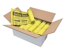 20 Rollen Gelbe Säcke, 90 Liter, 15µ, 13 Säcke pro Rolle, mit Zugband