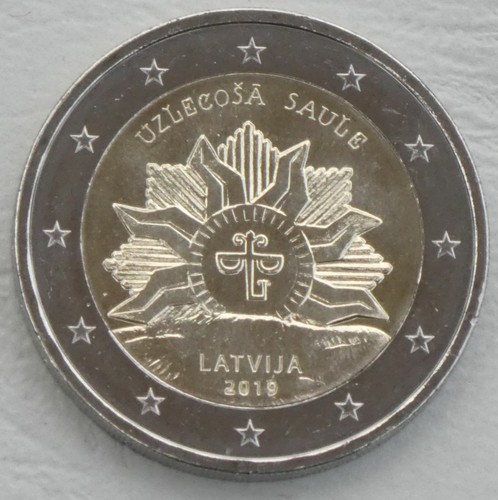 Euro gedenkmünze lettland - 2,