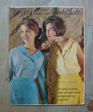 Meyers Schweizer Frauen-Modeblatt - Heft 3.Juli 1964 - inkl. Schnittbogen
