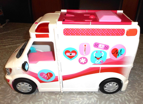 Barbie krankenwagen - barbie, &