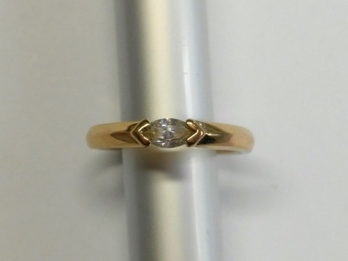 Bandring vergoldet navette - vergoldet,