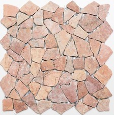 Mosaikfliese Marmor Terracotta