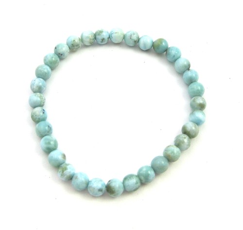 Kugel armband larimar - larimar, mm