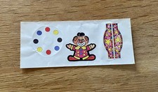 BPZ Beipackzettel - Aufkleberfolie Willis Ball-Zauber Der Circus kommt 1991