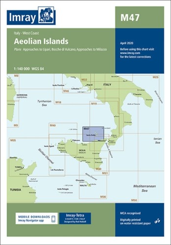 M47 aeolian islands imray - m47,