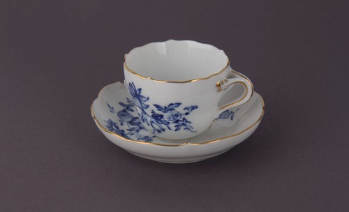 Meissen mokkatasse dekor blaue - mokkatasse,