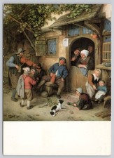 Postcard Art the Violinist by