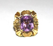 sehr großer Goldring Gelbgold