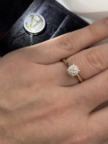 14k gelbgold ring - 14k, (585)