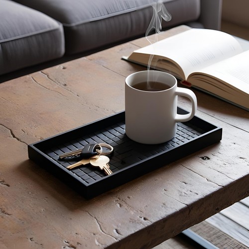 Design ablage mit mosaik - design-ablage,