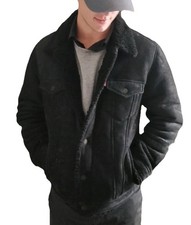 Levis Shearling Lederjacke