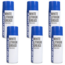 6X Lithium Fett Spray Rapide weiß Mehrzweck schützt & schmiert 400ML