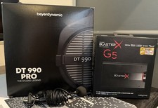 DT 990 Pro + Sound Blaster +