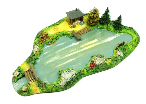 Noch 721 see badesee diorama - see,