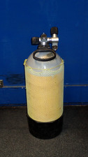 12 Ltr Tauchflasche kurz, Doppelventil Seemann Sub, 200 bar, §