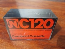1 Stück  x N C120, low noise, Compact Cassette, (2x 60min.) Unbespielt,  NEU