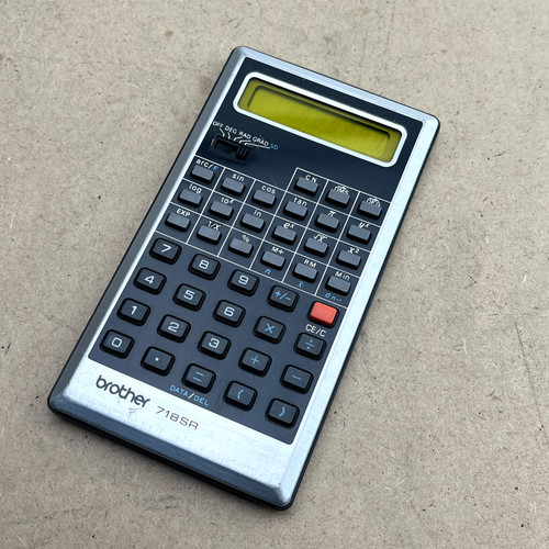 Brother 718sr taschenrechner - brother,