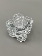 Glas Teelichthalter viereckig 7 cm Deko Kerzenhalter transparent