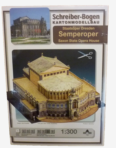 Kartonmodell semperoper - +,