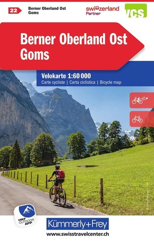 Radwanderkarte berner oberland - berner,