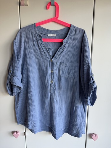 Musselin tunika bluse onesize - tunika,