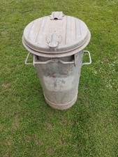 Mülltonne mit Deckel Mülleimer Metalltonne Aschetonne * 50 L * Metall