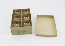 6er Set DDR Likörschalen VEB Glasverarbeitung Neuhaus Likörglas Ø7cm H7,5cm OVP