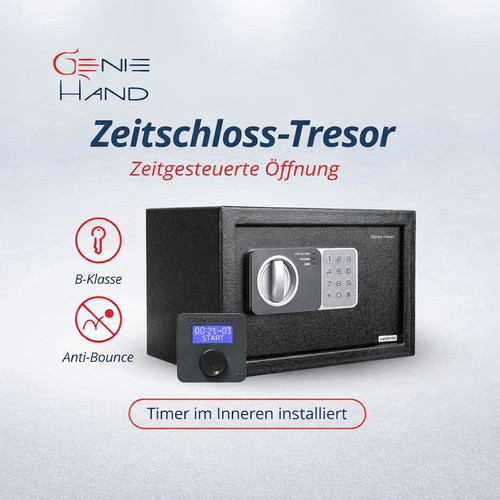 Zeitschloss mit digitalem